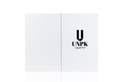(2) UNPK Go - The Luggage Rack That Travels With You.