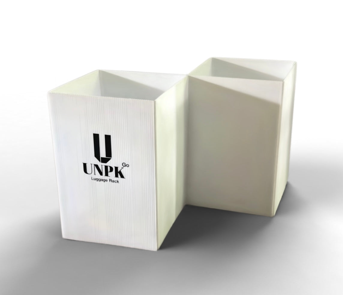 UNPK Go Luggage Rack - The luggage rack that travels with you.