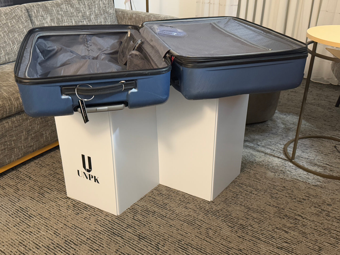 UNPK Go Luggage Rack - The luggage rack that travels with you.